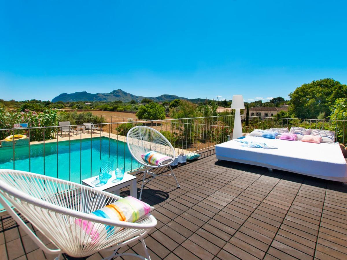Villa Barcares Petit, Piscina, Jardines Junto A Playa En Alcudia Exterior photo