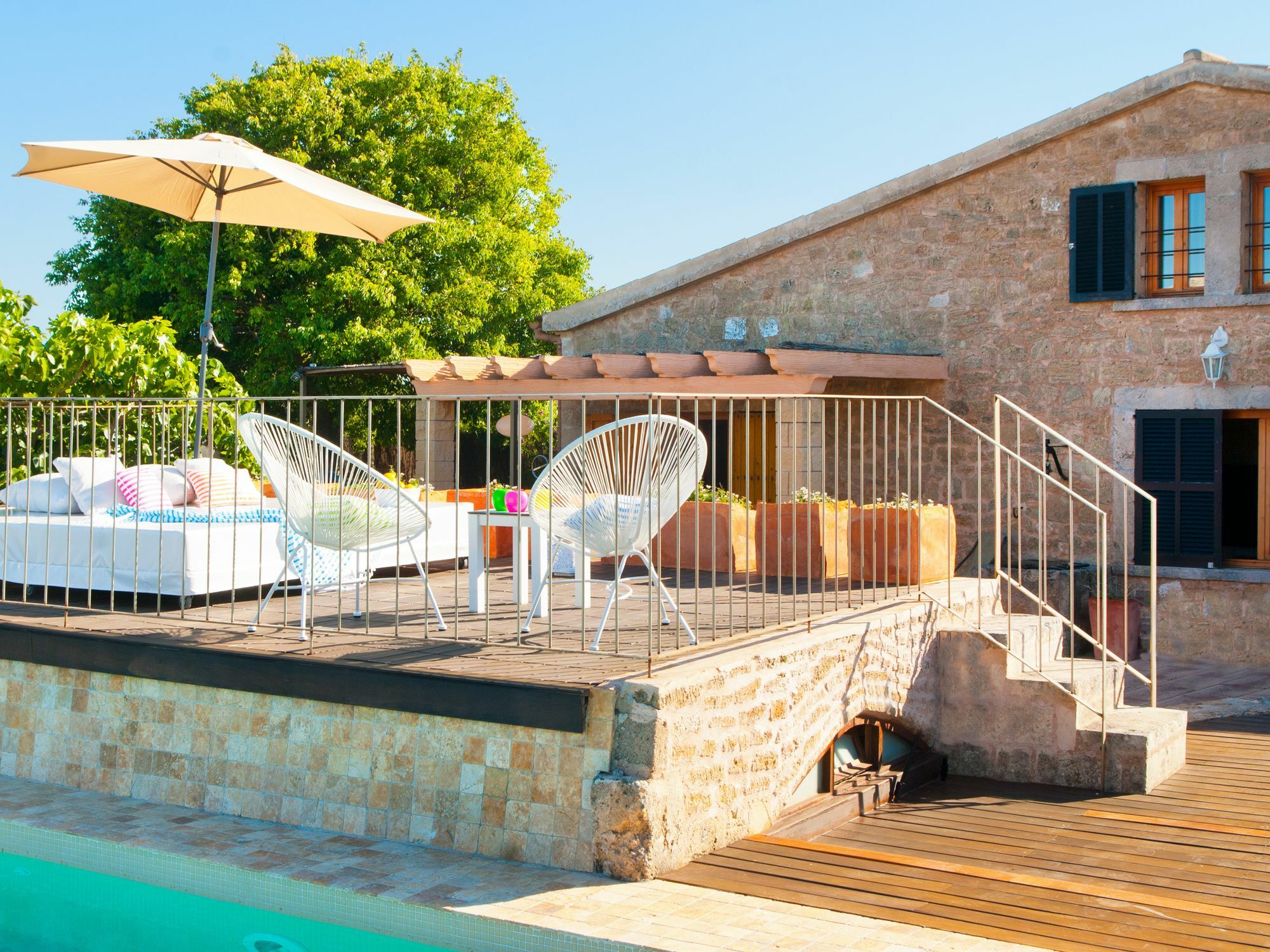 Villa Barcares Petit, Piscina, Jardines Junto A Playa En Alcudia Exterior photo